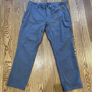 TAYLRD Men's Performance Chino Pants Size 35X30 Gray